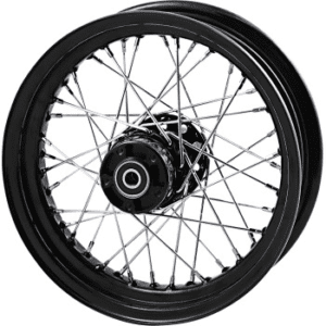 DRAG SPECIALTIES Replacement Laced Wheel - 40 Spoke - Front - Black - 16x3 - '00-'06 FLST 0203-0664