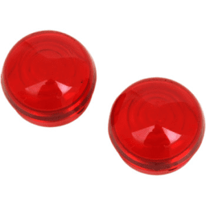 DRAG SPECIALTIES Chrome Marker Lights Marker Light Lens Red DS-282042