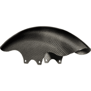 SLYFOX Carbon Fiber Front Fender - Front - Gloss Black 12057G