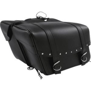 SADDLEMEN Highwayman Rivet Slant-Style Saddlebags - Large X021-03-041