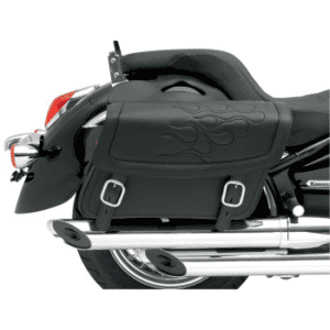 SADDLEMEN Highwayman Tattoo Saddlebags - Black - Large X021-05-0411